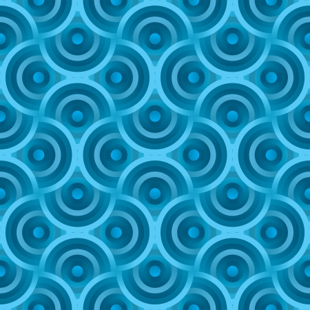 Elegant abstract ripple seamless blue background pattern wrap のイラスト素材