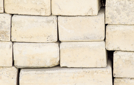 light brick with concrete backgroundの写真素材