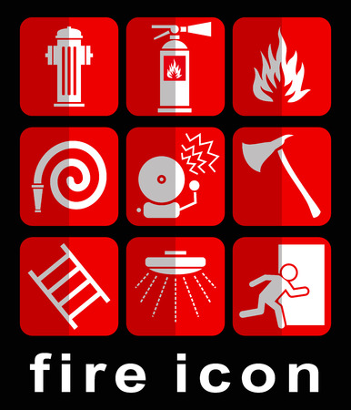 fire symbolのイラスト素材