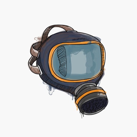 HAZARD MASKのイラスト素材