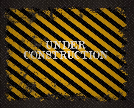 UNDER CONSTRUCTION BACKGROUNDのイラスト素材