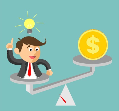 idea more than moneyのイラスト素材