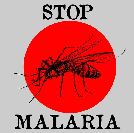 stop malariaのイラスト素材