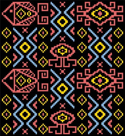 ethnic tribal pattern light