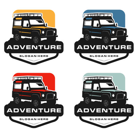 Adventure carのイラスト素材