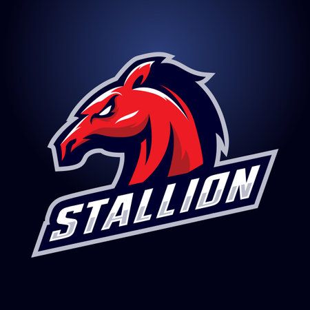 Stallion mascotのイラスト素材
