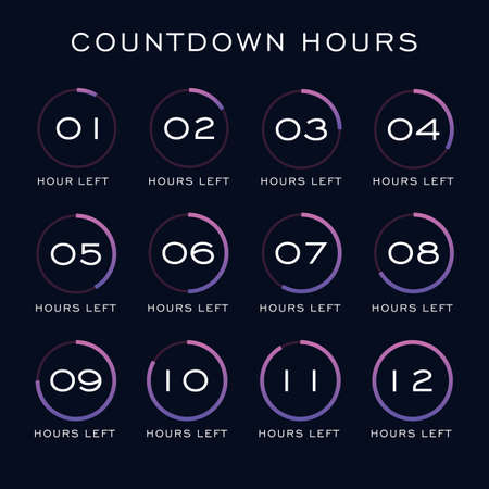 Countdown hours template