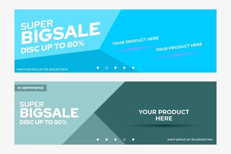ector Abstract Sales Promotion Banner Template Vectorのイラスト素材