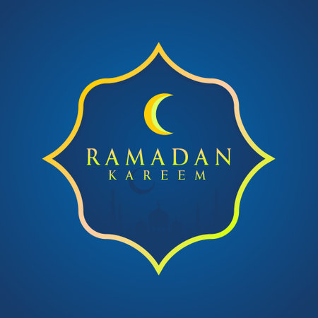Islamic background design for ramadan kareem eid mubarakのイラスト素材
