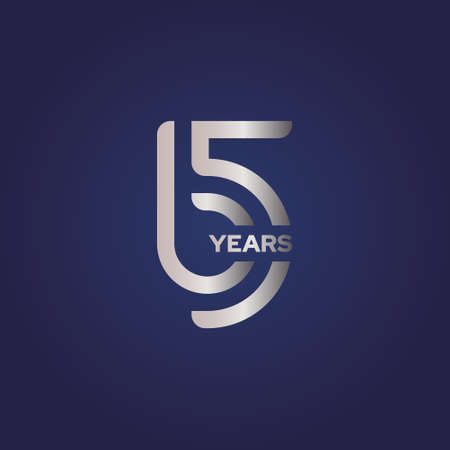 65 years of anniversary celebration logo design