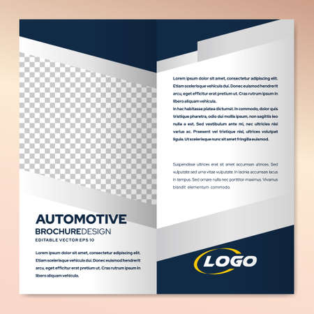Modern brochure design template of automotive for business marketingのイラスト素材