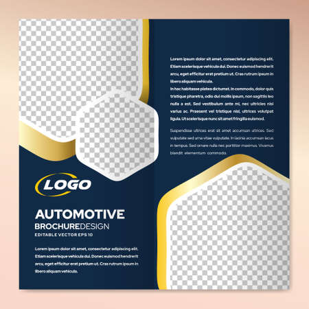 Modern brochure design template of automotive for business marketingのイラスト素材