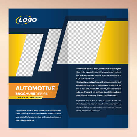 Modern brochure design template of automotive for business marketingのイラスト素材
