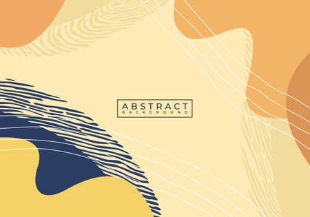 Modern abstract trendy background. Great design for postcard, banner, brochure, wall decoration.のイラスト素材