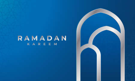 Modern islamic background design suitable for giftcard, banner, postcard, brochureのイラスト素材