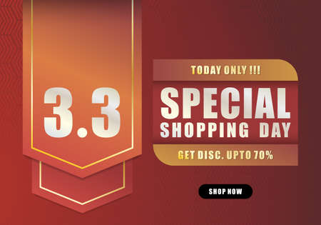 Sales promotion banner design for celebration of each monthのイラスト素材