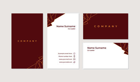 Modern and professional business card design templateのイラスト素材