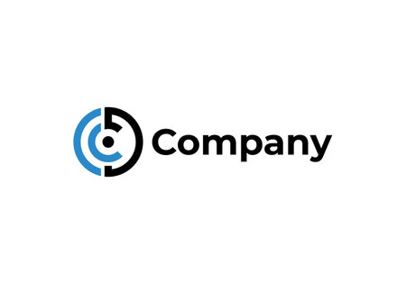 logo design template of initial C and Dのイラスト素材
