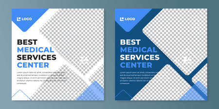 social media design template with image placementのイラスト素材