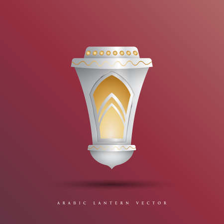 realistic arabic lantern vector designのイラスト素材