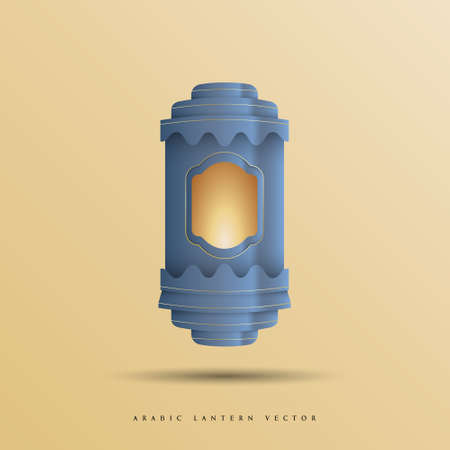 realistic arabic lantern vector designのイラスト素材