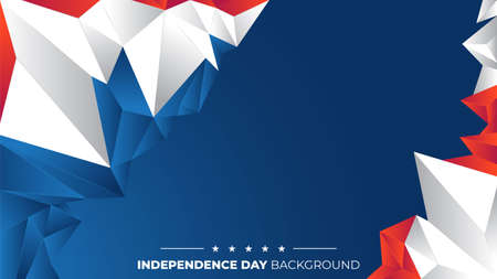 usa independence day background design templateのイラスト素材