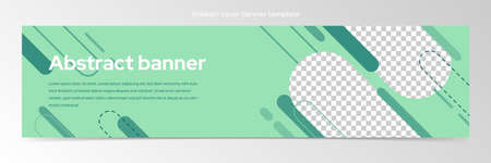 Modern abstract banner templateのイラスト素材