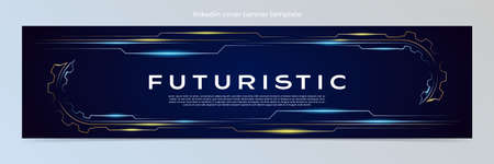 Modern abstract technology  banner templateのイラスト素材