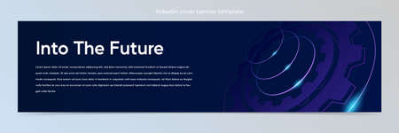 Modern abstract technology  banner templateのイラスト素材