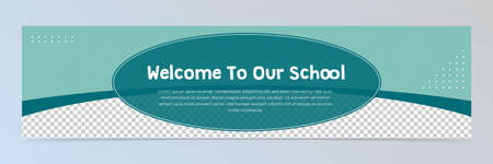 Modern abstract banner design templateのイラスト素材