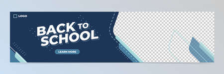 Modern abstract banner design templateのイラスト素材