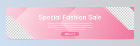 Modern abstract banner design templateのイラスト素材