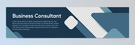 Modern abstract banner design templateのイラスト素材