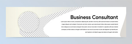 Modern abstract banner design templateのイラスト素材