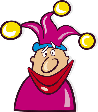 Jester smilingのイラスト素材