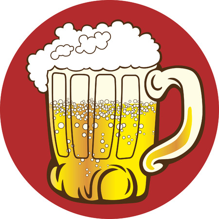 mug of beerのイラスト素材