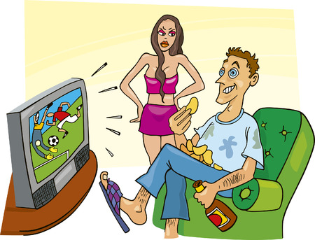 sport fanのイラスト素材
