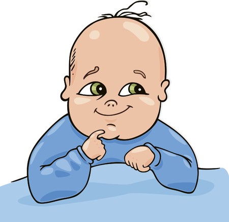 cute babyのイラスト素材