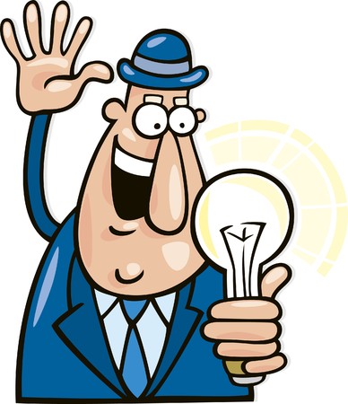 man with ideaのイラスト素材