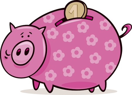 piggy bankのイラスト素材
