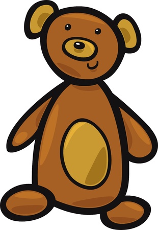 cute teddy bear toyのイラスト素材