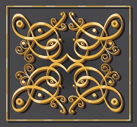 decorative oriental element for backgrounds wallpapers icons or designsのイラスト素材
