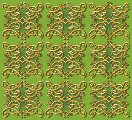 Seamless vintage oriental background decorative design for wallpaper, paper, textileのイラスト素材