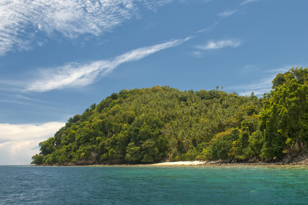 Siamil Sipadan, Borneo, Malaysia Tropical turquoise paradiseの写真素材