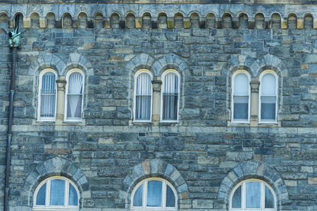 old stone brick building