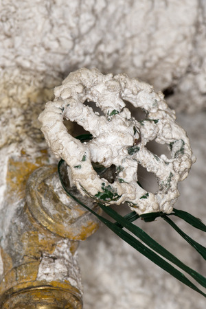 Old rugged water valveの写真素材