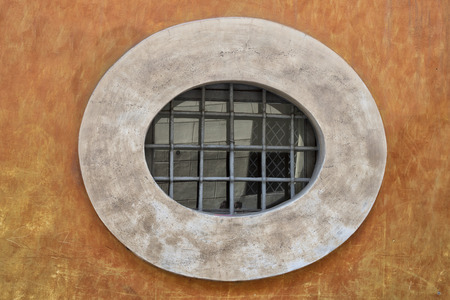 Rome old building windowの写真素材