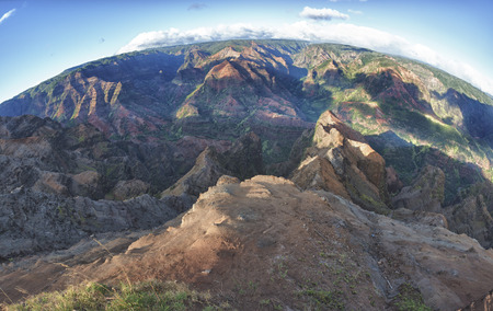 view of Waimea Canyon in Hawaii