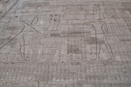 Luxor Egypt Hyerogliphs detail