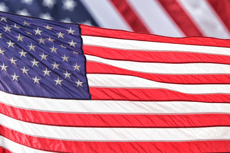 Usa American flag stars and stripes while weaving
